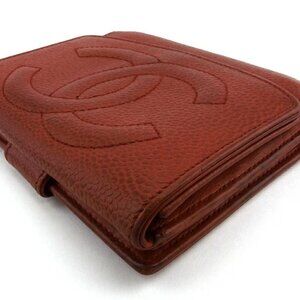 CHANEL Purse Red Women Authentic secondhand